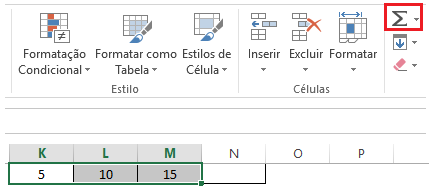 Como somar no Excel