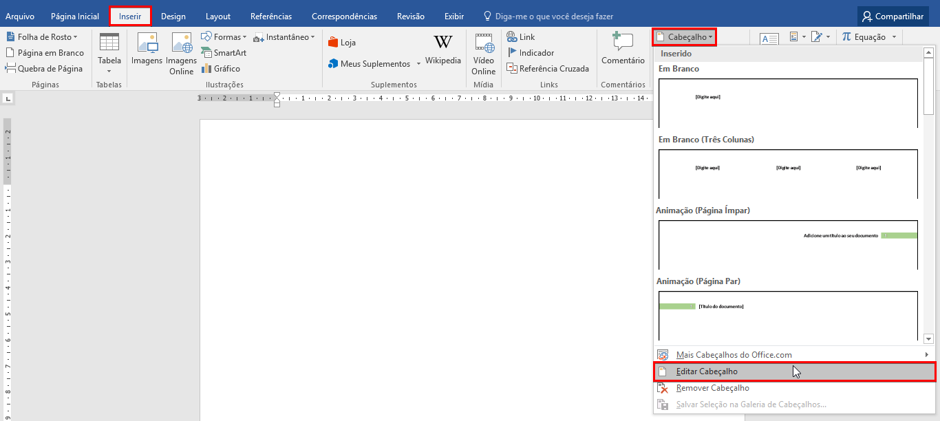 Como inserir número de página no papel timbrado (Microsoft Word)