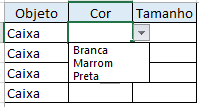 Passo 5 - Como fazer uma lista suspensa no Excel