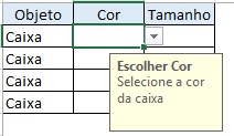 Passo 9 - Fazendo uma lista suspensa no Excel