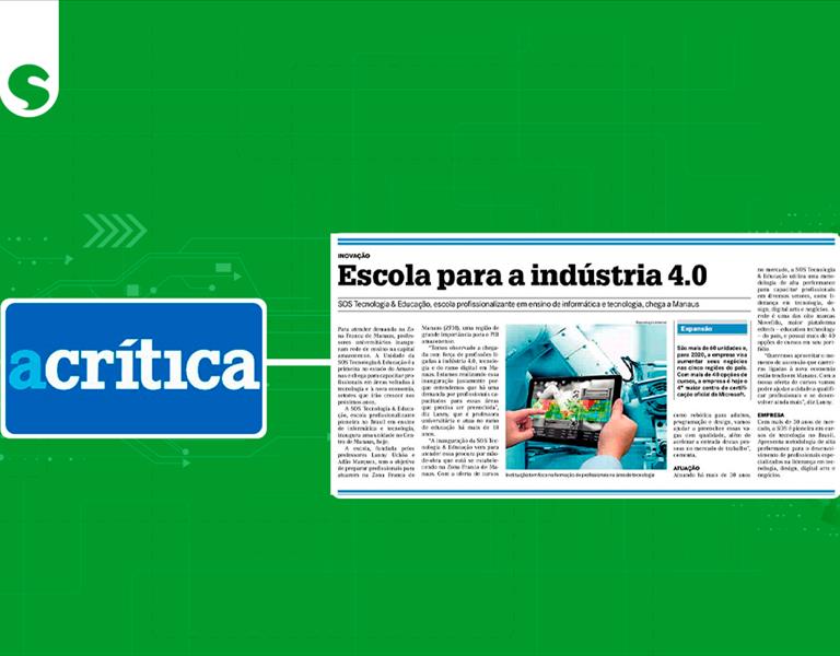 Inauguração da primeira SOS em Manaus é destaque em jornal 